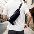 thumbnail image 2 of Riñonera deportiva impermeable, bolsa de agua portátil, diseño de acceso rápido, material de algodón duradero, para fitness, senderismo, running, resistente al agua, equipo de viaje, correas, 2 of 5