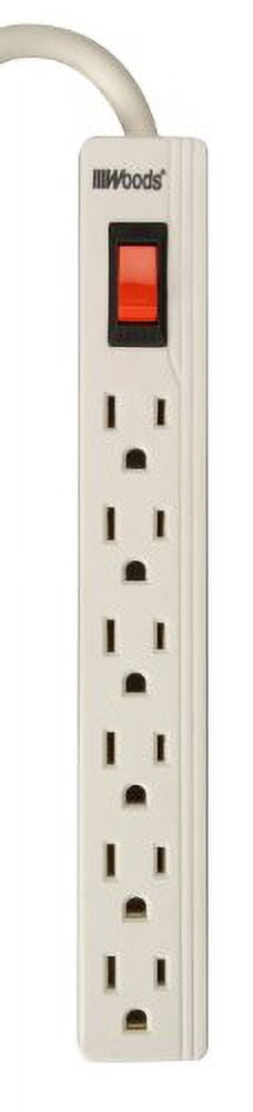 Woods 041350, 6 Outlet 1.5FT Power Strip