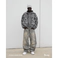 thumbnail image 5 of Pantalones vaqueros Y2K para hombre, ropa de calle, Punk Rock, Hip Hop, bordados, Retro, holgados, pantalones de pierna ancha de cintura alta, 5 of 5