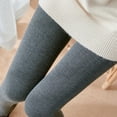 thumbnail image 2 of EeaseMX Leggings de otoño e invierno de algodón con hilo, pantalones de cintura alta, informales, para mujer (gris oscuro), 2 of 7