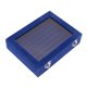thumbnail image 2 of Caja para presentación de joyas, 7 ranuras, vitrina de almacenamiento de anillos de terciopelo con tapa transparente para anillos, joyas, pendientes, collar, azul, 2 of 5