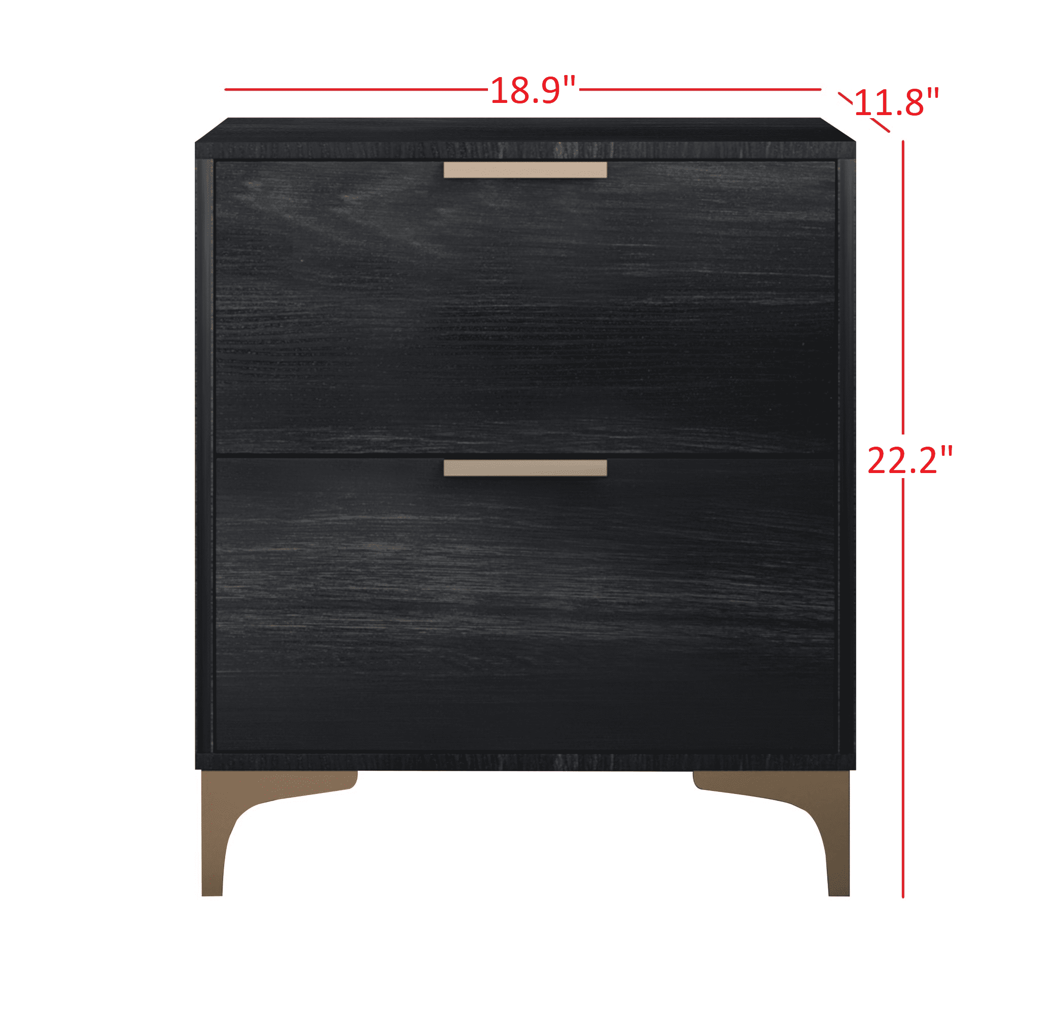 Home Design Sana Queen Upholstered Panel Bed Frame with 2 Nightstands for Adult Bedroom, Modern Style