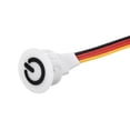 thumbnail image 1 of Uxcell DC 5V Touch Dimmer Switch 16mm Diameter Snap-in Mount White for LED Lights Strip Lights, 1 of 5