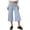 BQR44-Blue, variant on Gaucho Pants For Women Fold Over Wide Leg Cropped Capri Pant 2026 Casual Low Rise Capris Palazzo Stretchy Yoga Bottoms Light pink 2XL
