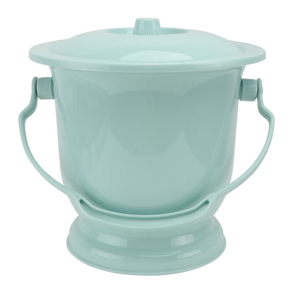FRCOLOR 1PC Thickened Handheld Spittoon with Lid Home Urine Bucket Practical Chamber Pot