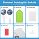 thumbnail image 5 of Pintura De Diamante 5D Tigre Y Gato Arte De Diamante Para Adultos, Kit De Diamante De Tigre Para Niños Completo, Diy Diamante Rhinestone Punto De Cruz Pintura De Cristal Decoración De Pared Rojo Verde Cocina, Decoración y Otros, 5 of 5
