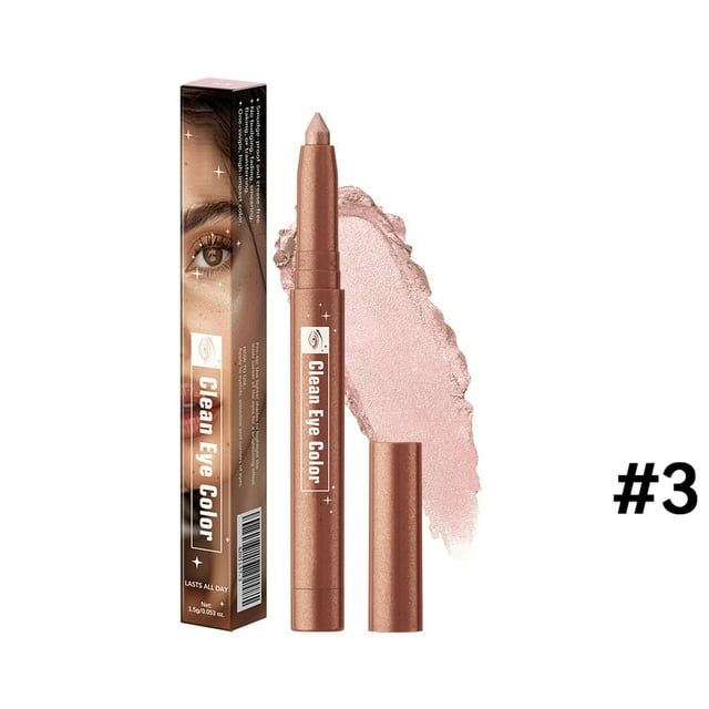 Lazy Eye Shadow Stick Easy to Color Glitter Pearl Eye Highlighter Brightening Purpose Eye Makeup Stick