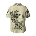thumbnail image 2 of Disketp Men's Hawaiian Vintage Floral Print Shirts Button Down Holiday Beach Shirts-XX-Large, 2 of 7
