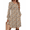Light Khaki Floral XH478, variant on Zeagoo Fall A Line Dress for Women Long Sleeve Casual Printed Dresses V Neck Tunic Boho Dress