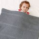 thumbnail image 4 of Saco de dormir envolvente Manta cálida para saco de dormir Sobre de punto de algodón Saco de dormir envolvente Born -Gris, 4 of 5
