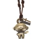 thumbnail image 1 of Collar colgante colgante de mono collar de cuero collar vintage para mujeres, 1 of 5