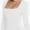 White, variant on Womens Square Neck T Shirts Long Sleeve Tops Fitted Tees