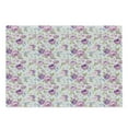 thumbnail image 1 of Floral Cutting Board, Floral Pattern Pastel Tones Love and Adoration Theme Leaves Petals, Decorative Tempered Glass Cutting and Serving Board, Large Size, Lilac Green Pale Blue, by Ambesonne, 1 of 1