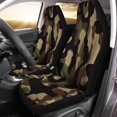 thumbnail image 2 of ABPHQTO Juego de 2 fundas para asientos de coche, máscara de elfo blanca y negra, huesos, Protector universal para asientos delanteros de coche, apto para coche, SUV, sedán, camión, 2 of 4