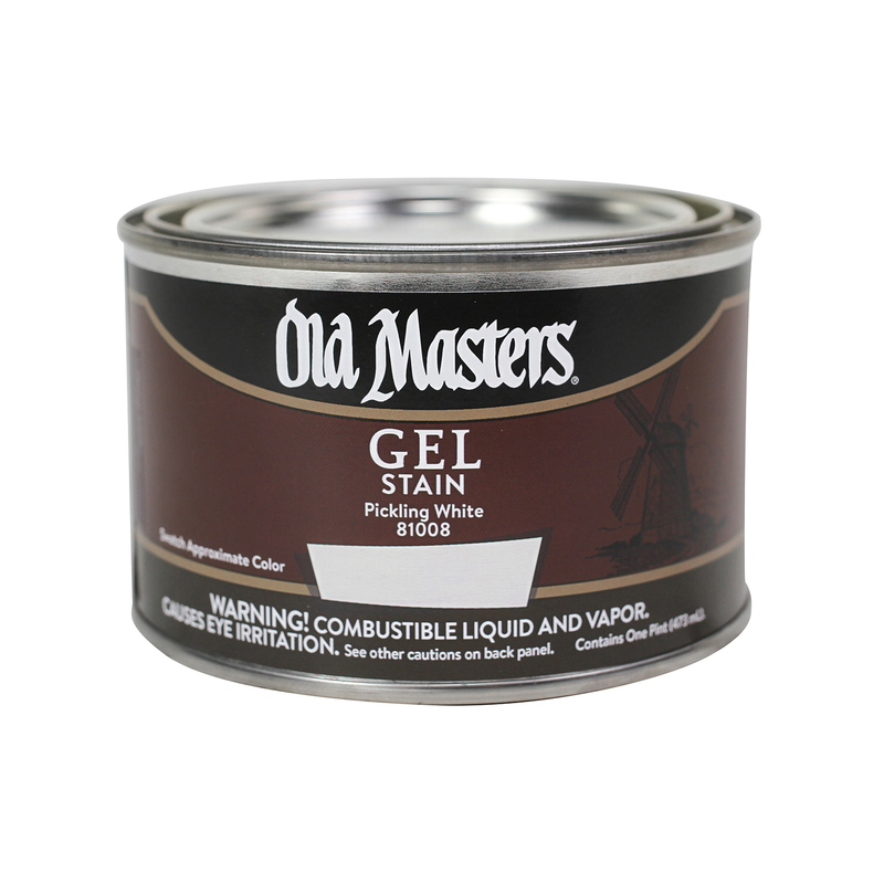 Old Masters SemiTransparent Pickling White OilBased Alkyd Gel Stain 1