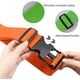 thumbnail image 3 of Juego de 2 correas para maletas, accesorios de viaje, cinturón de equipaje grueso con hebilla de liberación rápida, correas de equipaje de viaje verdes ajustables para maletas, 3 of 5