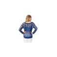 thumbnail image 2 of Aeropostale suéter de cable transparente para mujer, azul, grande, 2 of 3