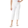 thumbnail image 1 of Pantalones Capri Gloria Vanderbilt Shape Effect Tiro Alto Blanco, 1 of 1
