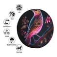 thumbnail image 4 of Naloa Glowing Leaf Bird PVC Leather Spare Tire Wheel Cover for Car Truck SUV Camper Trailer Universal Fit many size14 inch, 4 of 6