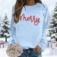 thumbnail image 2 of Christmas Outfits for Women Fall Clothes for Women Tree Pattern Crewneck Pullover Long Sleeve Streetwear Top for Casual Wear and Holiday Use, 2 of 4