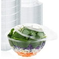thumbnail image 2 of 32 Oz Disposable BPA Free Salad Containers with Lids inClear Plastic Disposable for a Fresh Airtight Seal, Portable Serving Bowl Set for Meal Prep & Preserve Freshness s: (Qty=150), 2 of 5