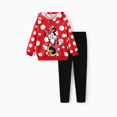 thumbnail image 1 of Disney Toddler Girl Outfit Set 2 Piece Matching Clothes Fall Essentials Sizes 2-6, 1 of 9