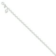 thumbnail image 1 of Beautiful Sterling Silver Heart-link w/Heart Charm Anklet, 1 of 2