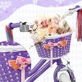 thumbnail image 5 of GLAF 16 in Kids Bicycle, Girls' Bike with Training Wheels, Streamers & Basket - Perfect for Ages 2-9, Purple, 5 of 15
