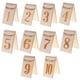 thumbnail image 2 of Número De De Paquete 10pcs En Los Palillos Para Casarse Decoración Yotijar Número de mesa de madera, 2 of 10