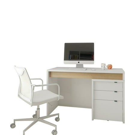 UPC: 0687174986806 | Nexera Chrono 2 Piece Home Office Set with Privacy Panel
