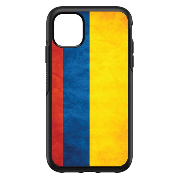 DistinctInk Custom SKIN / DECAL compatible with OtterBox Symmetry for iPhone 11 Pro (5.8" Screen) - Colombia Old Flag - Show Your Love of Colombia