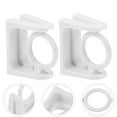 thumbnail image 2 of Troglfold shower rod holder Curtain Rod Holder Hook 2pcs Rotatable Ring Brackets for Home Hotel Bathroom,1.97"X1.57"X0.39", 2 of 10