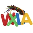 thumbnail image 1 of Lacing Alphabet - Uppercase - Set Of 26, 1 of 1