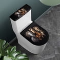 thumbnail image 2 of SEANATIVE Western Horse Toilet Lid Dust Cover & Toilet Tank Cover, Toilet Lid Pads and Tank Pads Set of 2 Bathroom Covers Stays in Place Polyster Fabric Toilet Seat Cover for Hotel Office Toilet, 2 of 7