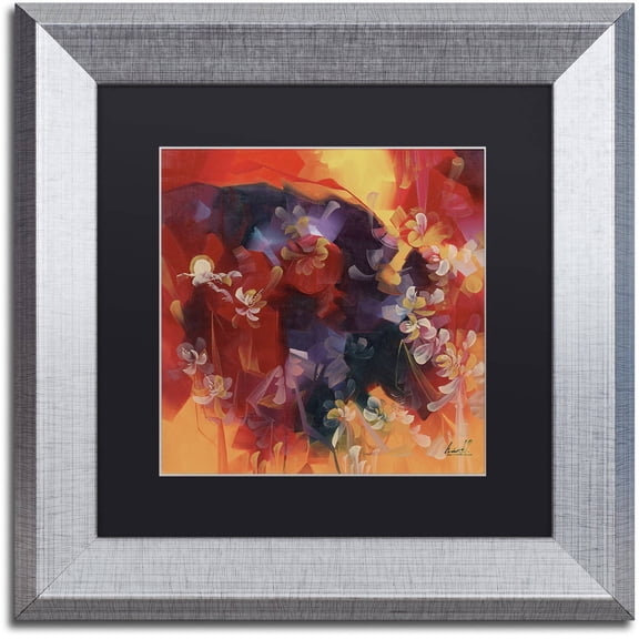 Trademark Fine Art "Hot Nights" Canvas Art by Masters Fine Art, Black Matte, Silver Frame