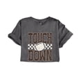 thumbnail image 3 of Leopard Print Touchdown Shirt for Women Football Game Day Graphic Tee, Pepper Shirt, M, 3 of 8