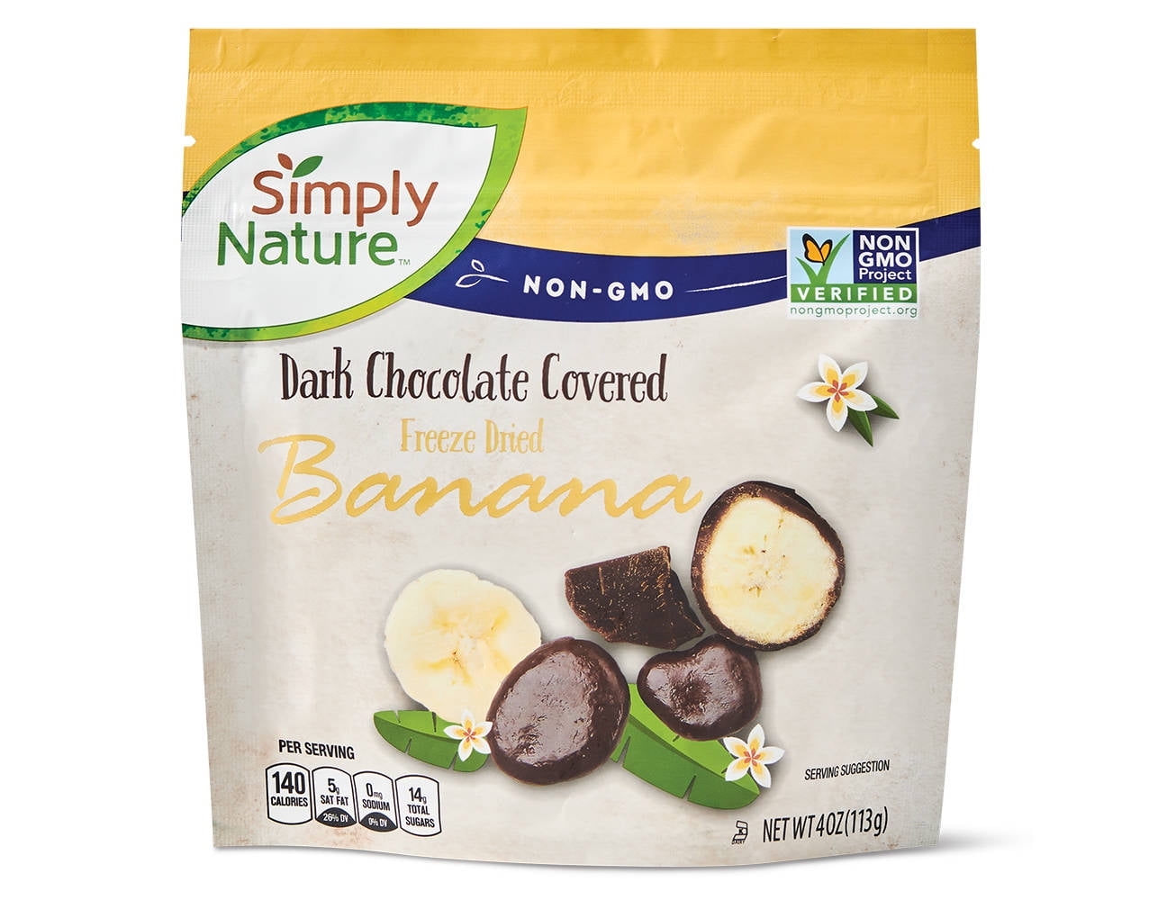 Simply Nature Dark Chocolate Banana Freeze-Dried - 2 PACK
