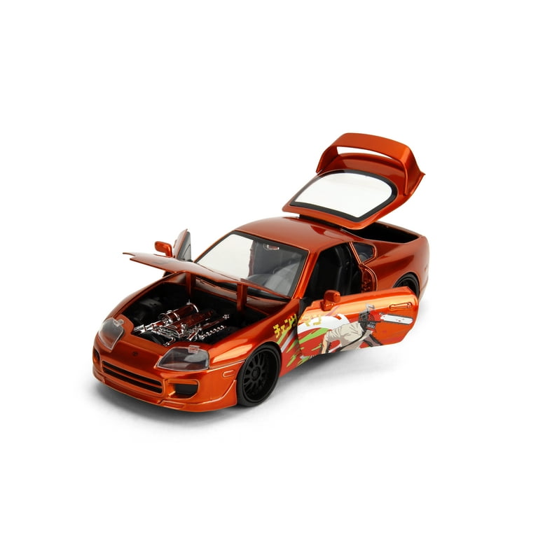 Chainsaw Man - Anime HWR 1995 Toyota Supra – 1:24 Diecast Car by