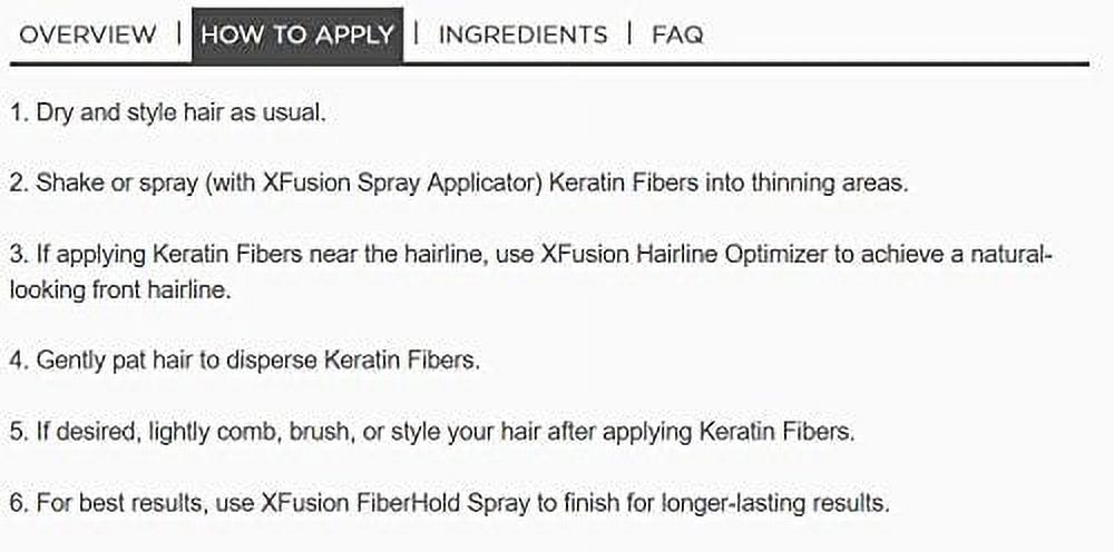 XFusion Keratin Hair Fibers 28 g / 0.98 oz - MEDIUM BROWN - image 4 of 5