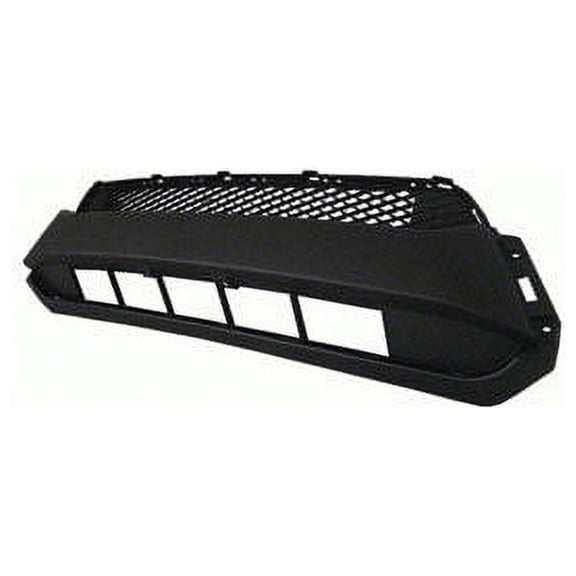Front Bumper Cover Grille - Textured Black - Compatible with 2012 - 2015 Honda Pilot 2013 2014