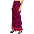 thumbnail image 2 of Amoghah Cotton Palazzo Floral Womens Wear Elastic Waist Wide Leg Custom Pants, 2 of 5