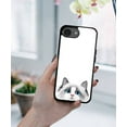 thumbnail image 5 of WIRESTER Shockproof Soft Rubber Cover Case for Apple iPhone 16e 6.1" 2025, Animal White Silver Point Ragdoll Cat, 5 of 5