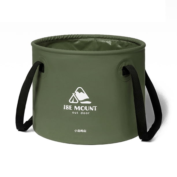 FLhrweasw Lavabo Plegable Cubo Plegable para Picnic Al Aire Libre (verde 20L)