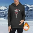 thumbnail image 4 of HOMBOM Womens Xmas Holiday Christmas Sweatshirts Black Pullover Hoodies Fleece Linend Party Shirts for Ladies Long Sleeve, 4 of 7