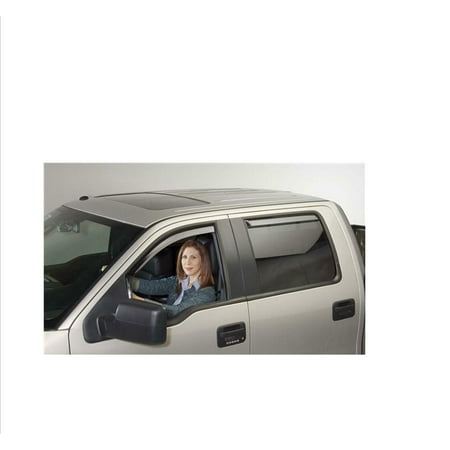 Putco 580019 Element Tinted Window Visor In Channel Fits 04-08 F-150 Mark LT