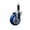 Swivel - No Brake - 1" Stem, variant on 3 Inch Blue Poly Swivel 1 Inch Expanding Stem Caster Total Lock Brake SCC