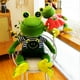 thumbnail image 2 of Animal Plush-13.8in Frog Plush Toy, Super Soft Cute Lovely Frog Girl Stuffed Doll for Kids (B), 2 of 4