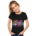 thumbnail image 3 of Gibobby Playera De Algodón Día de Pascua imprime camisas niño niña niños manga corta conejito camiseta niños niñas camisetas(Negro, 10-12 Años), 3 of 4