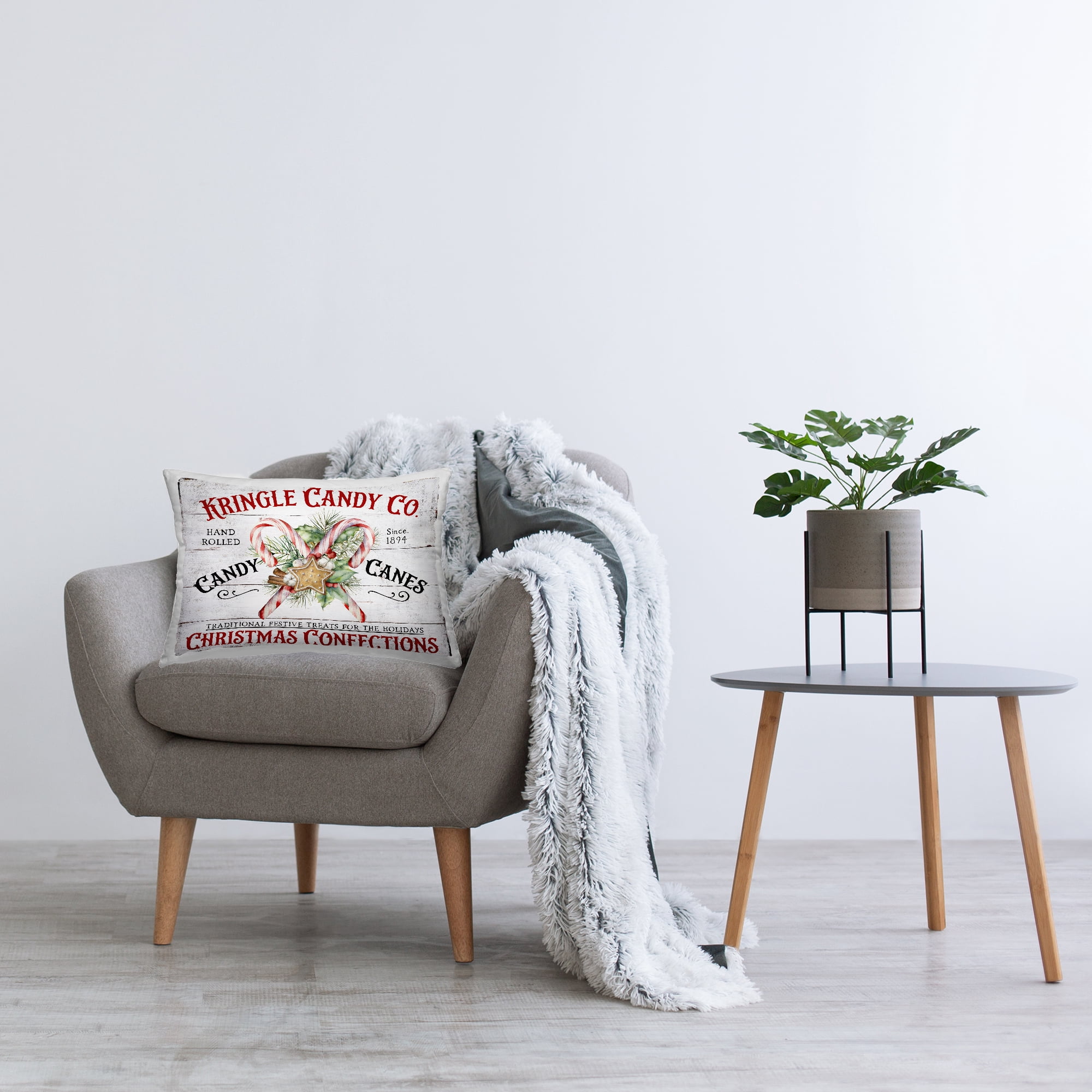 Stupell Industries Fresh Christmas Confections Decorative Printed Throw Pillow, 14 x 20