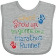 thumbnail image 3 of Inktastic Marathon Runner Future Boys or Girls Baby Bib, 3 of 4